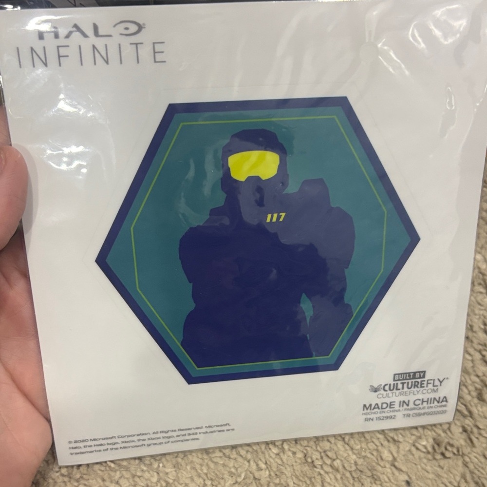 NWT halo infinite decal sticker